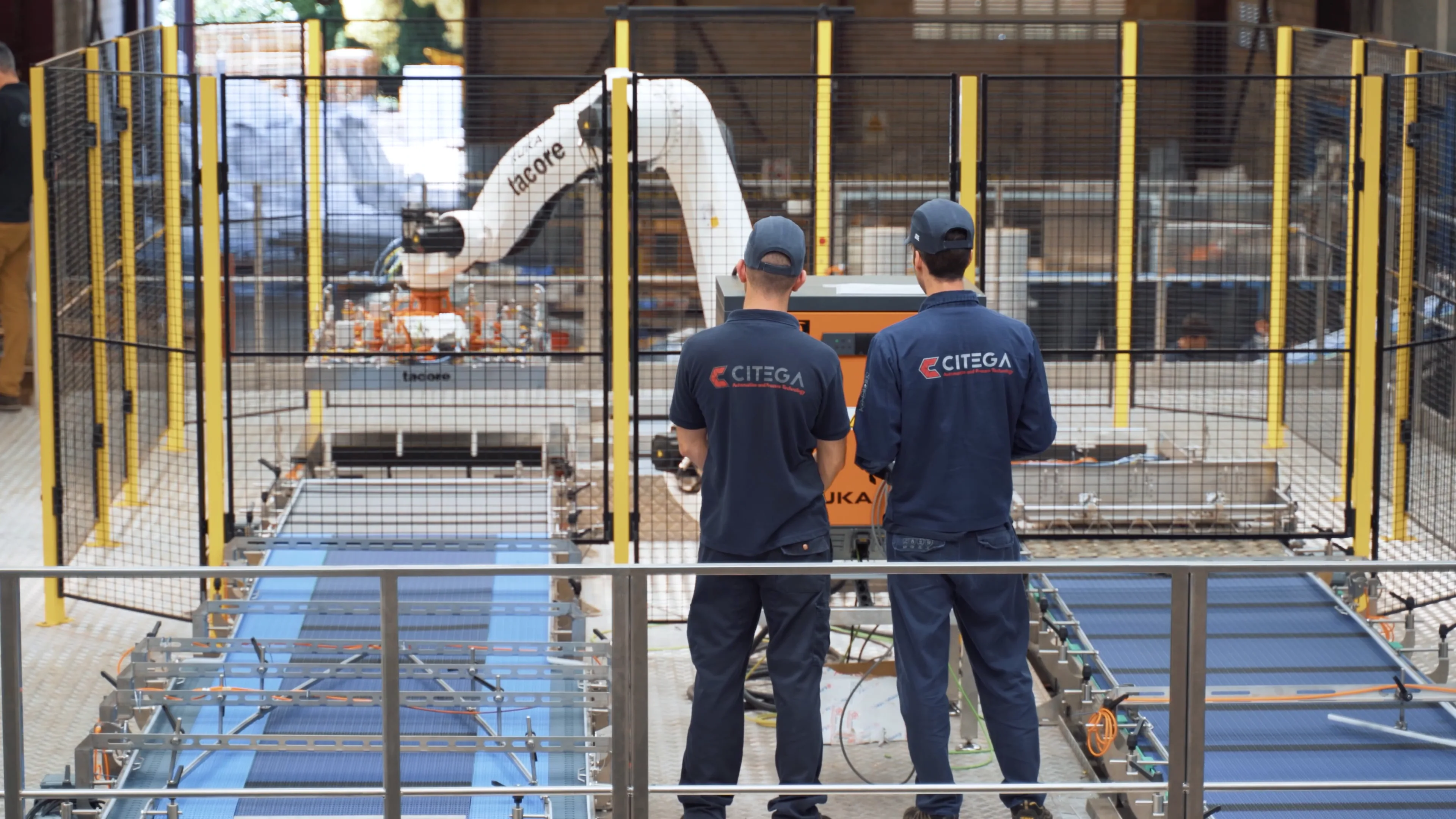 Robot d'encaissage – vue panoramique